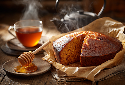 Медовый пирог, который покоряет с первого кусочка – 30 минут в духовке, и посиделки с гостями превращается в праздник!