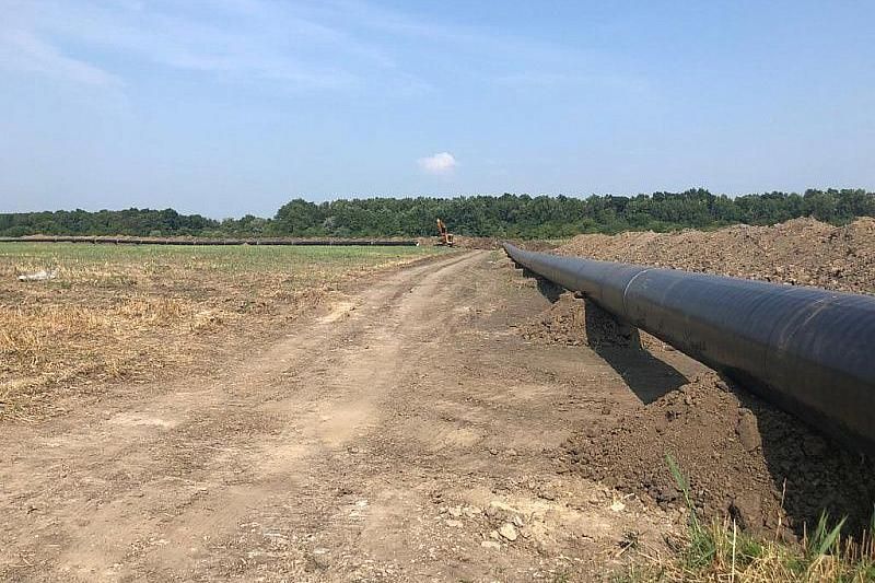 В Краснодарском крае достраивают первый участок Троицкого группового водопровода
