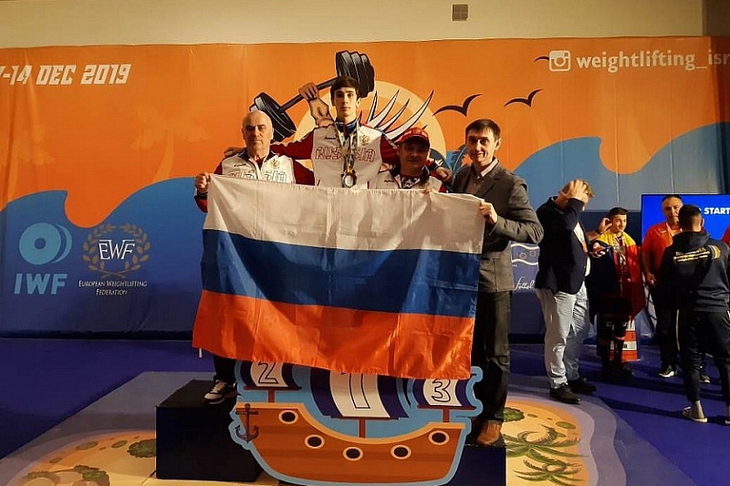 Штангист из Краснодарского края завоевал «серебро» первенства Европы