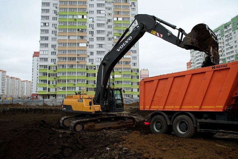 По улице Цветаевой в Краснодаре начали строительство детского сада