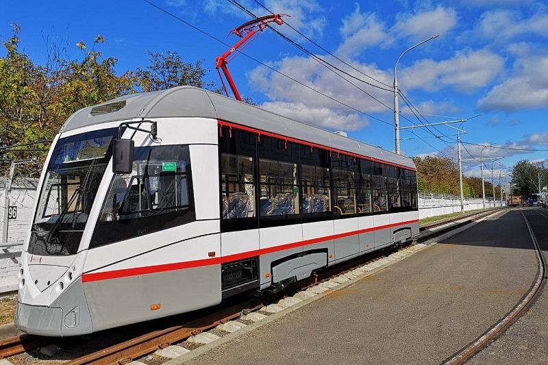 В Краснодар прибыл первый белорусский трамвай
