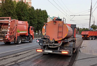 В краевой столице начался ремонт дорог по нацпроекту из списка 2023 года