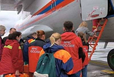 Спецборт МЧС вылетел из Москвы в Краснодарский край для перевозки пострадавших в ЧП в Ейске