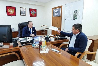 Министр физической культуры и спорта Кубани встретился с гендиректором ГК «СКИФ»