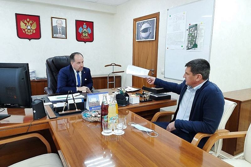 Министр физической культуры и спорта Кубани встретился с гендиректором ГК «СКИФ»