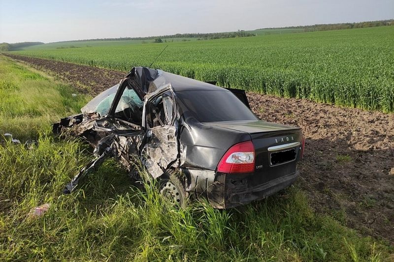 В дорожной аварии в Краснодарском крае пострадали четыре человека
