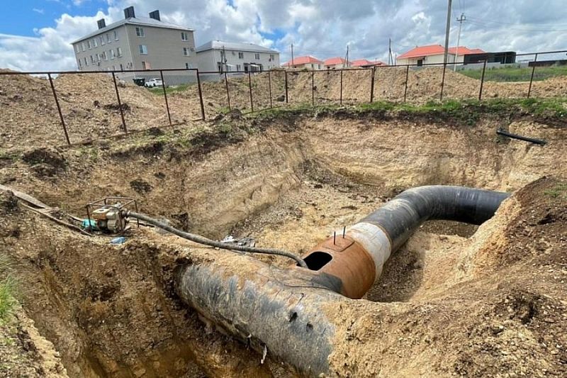 На год раньше срока завершили строительство 11-километрового участка Троицкого водопровода в Краснодарском крае 