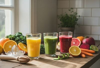 Свежевыжатые соки могут навредить организму весной