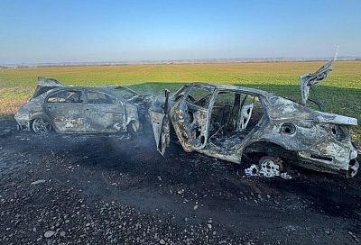 Четыре человека погибли в «огненном» лобовом ДТП с иномарками на Кубани