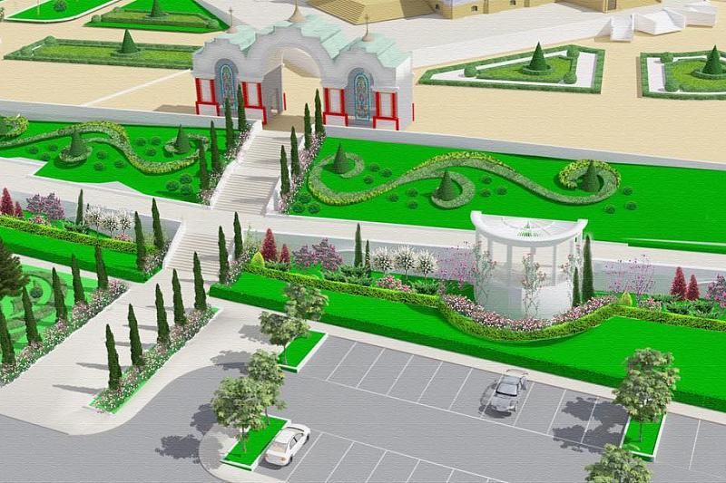 В Геленджике в 2019 году появится парк возле строящегося кафедрального собора