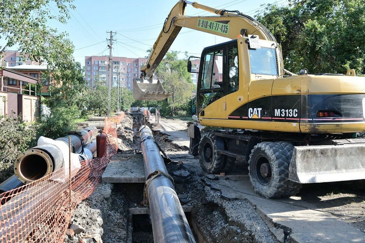 В Краснодаре заменят еще 1,1 км тепловой магистрали «ТЭЦ — Центр города»