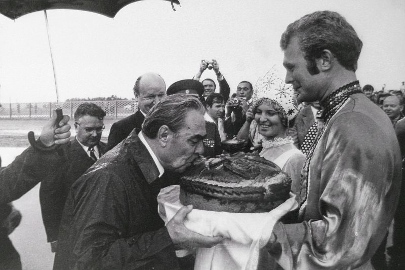 Визит Леонида Брежнева в Новороссийск по случаю вручения городу медали «Золотая Звезда». Сентябрь 1973 года.