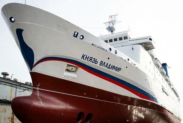 В Новороссийске завершен ремонт круизного лайнера «Князь Владимир»