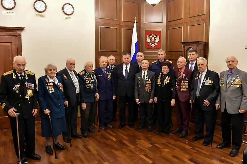 С начала года на Кубани ветеранам вручено более трех тысяч медалей в честь 75-летия Великой Победы