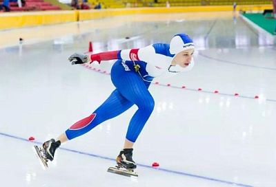 Конькобежка из Краснодарского края выступила на Олимпиаде в Пекине