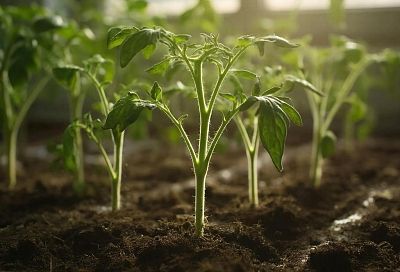 Рассада томатов: без пикировки и с одним стаканом на двоих: достаточно воды и света