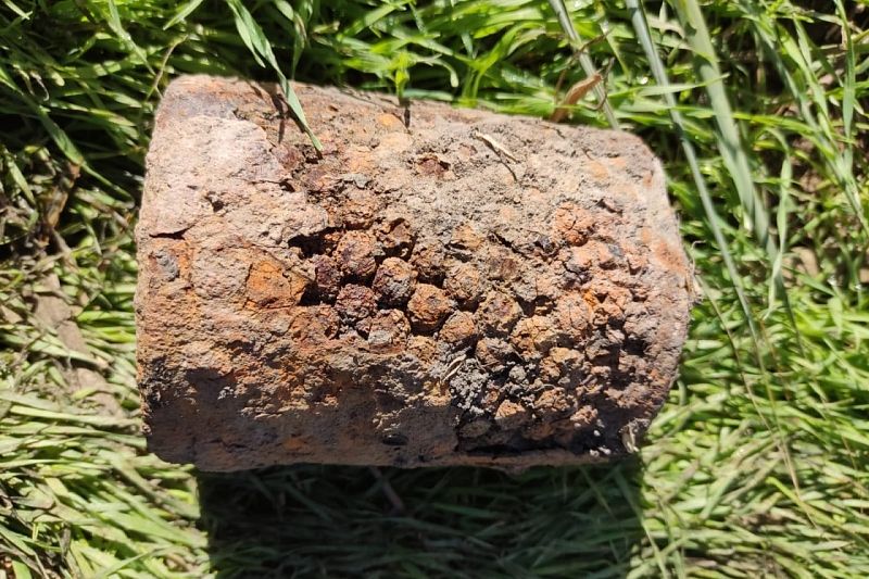 На Кубани во время работ в поле нашли «мину-лягушку» времен Великой Отечественной войны