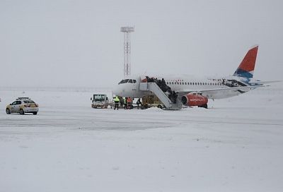 Аэропорт Краснодара работает в усиленном режиме