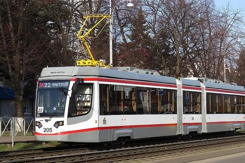 Вечером 19 июля изменится схема движения шести трамваев в Краснодаре