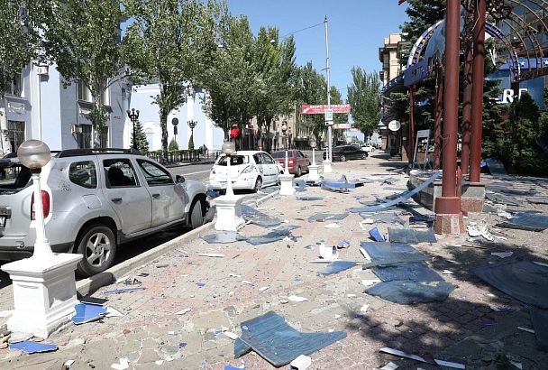 Краснодарские журналисты попали под обстрел в Донецке