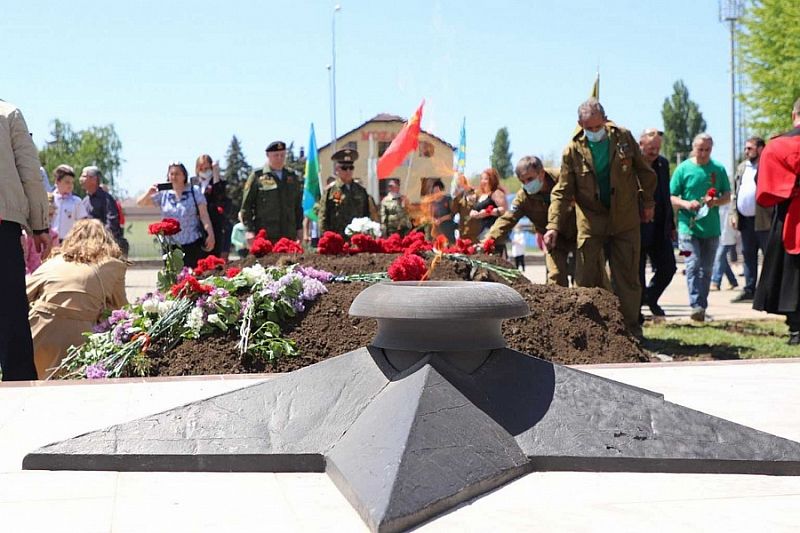 Останки 22 советских солдат перезахоронили в Динском районе