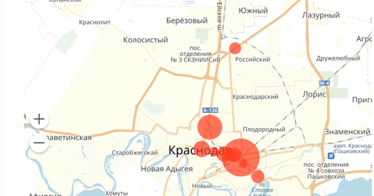 П знаменский краснодарский край карта