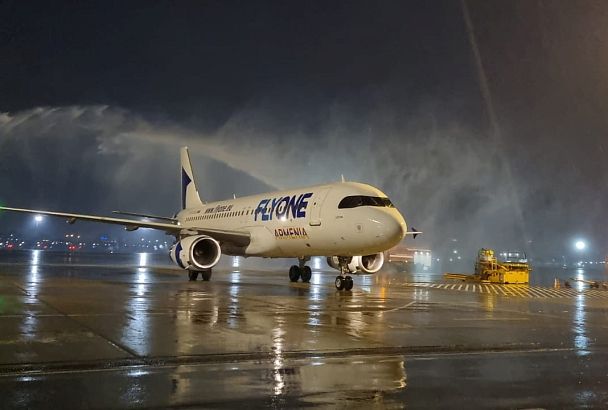 Сочинский аэропорт принял первый рейс FlyOne Armenia из Еревана