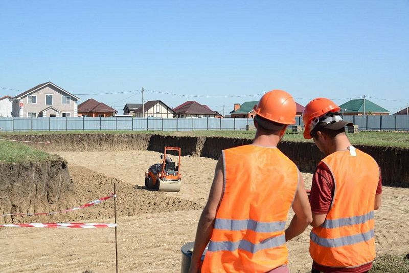 В станице Марьянской Красноармейского района начали строить детский сад