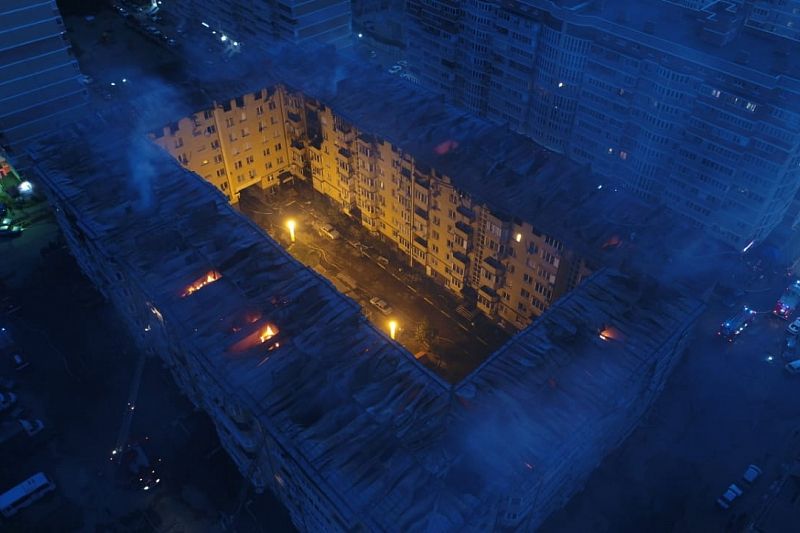 Жильцам пострадавшей при пожаре 8-этажки в Музыкальном мкр. Краснодара окажут помощь
