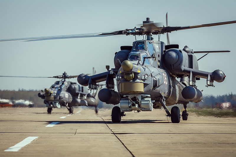 В Краснодарском крае разбился военный вертолет Ми-28 «Ночной охотник»