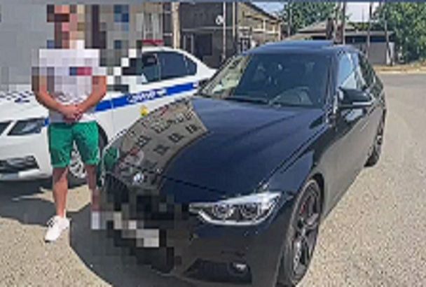 Водитель BMW извинился за дрифт на городской улице в Краснодарском крае