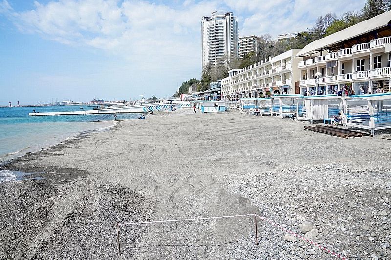 Первые пляжи в Сочи откроют 1 мая