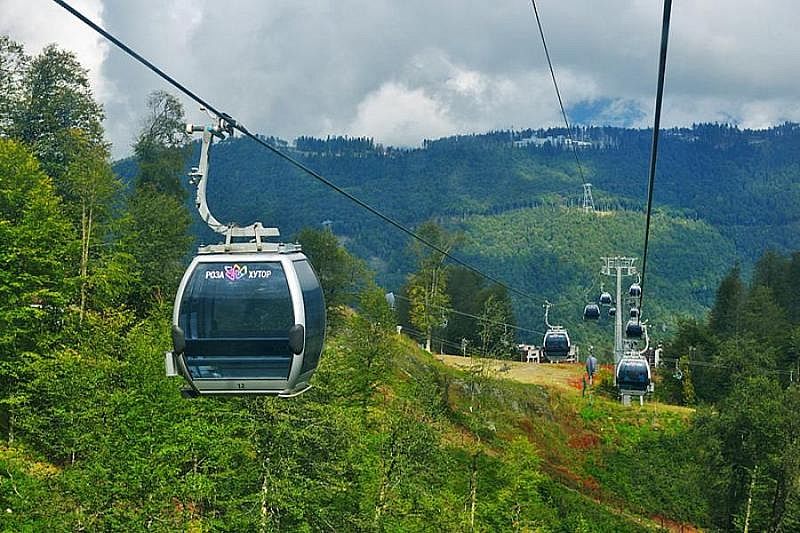 Красная Поляна стала самым популярным и доступным горным курортом летом