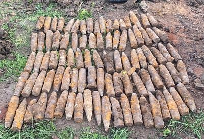 Еще более 90 боеприпасов времен Великой Отечественной нашли на стройплощадке в Краснодаре