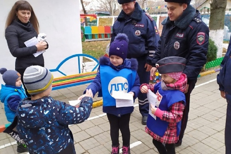 В Краснодарском крае дошкольники рассказывают о важности соблюдения правил дорожного движения