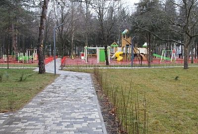 Четыре зеленые зоны благоустроили в Краснодаре в 2021 году по нацпроекту