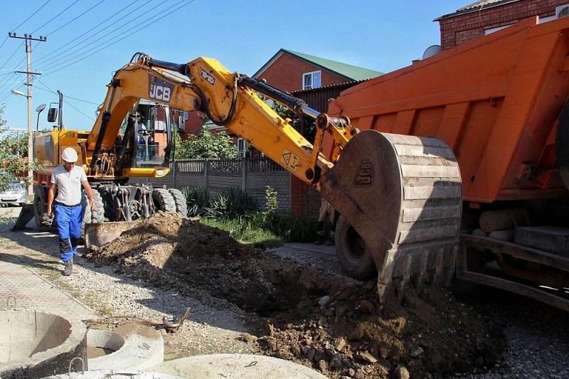 В Краснодаре стартовало строительство самой протяженной новой сети канализации