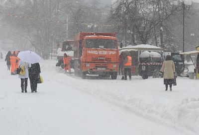 Синоптики рассказали о двухметровых сугробах снега в Краснодарском крае