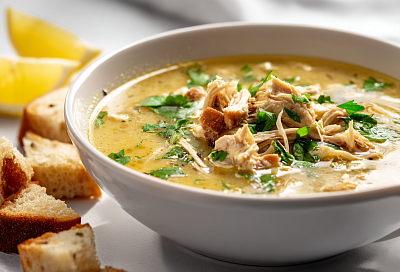 Варю настоящий грузинский суп из домашней курицы за копейки – аромат стоит на весь дом