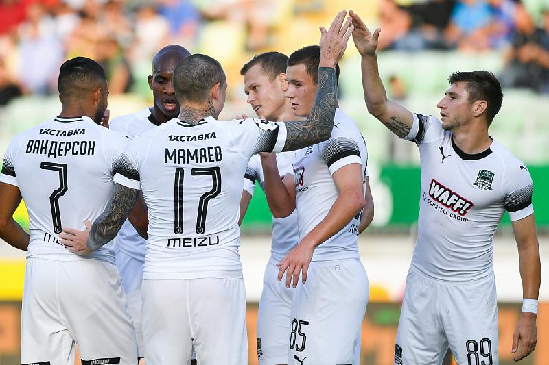 ФК «Краснодар» стал единственный клубом, победившем в первом туре еврокубков