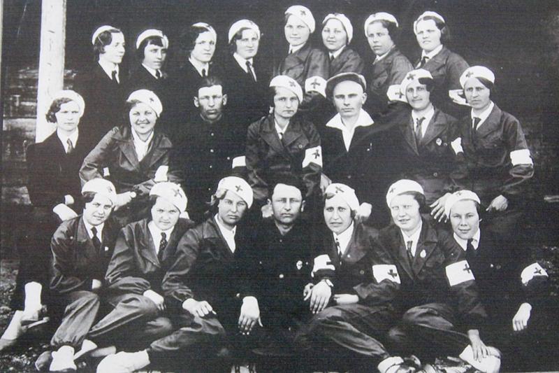 Санитарная дружина станицы Павловской, 1936 год.