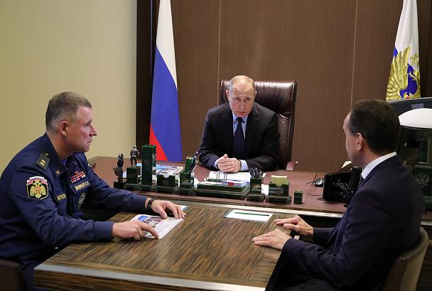 Путин пообещал помощь федерального центра пострадавшим от стихии в Краснодарском крае  