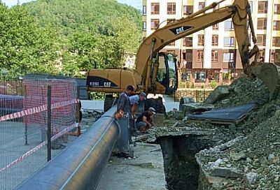 В Лазаревском районе Сочи завершается реконструкция магистрального водовода