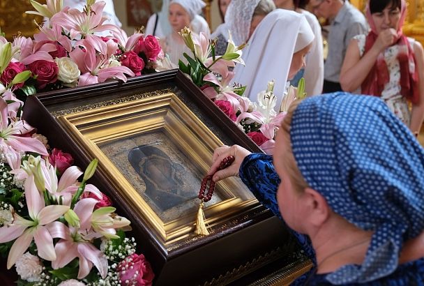 В Краснодар прибыла Казанская икона Божией Матери