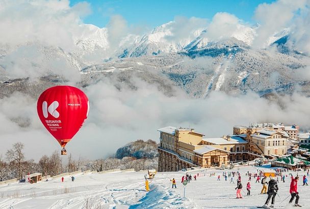 Этой зимой Красную Поляну посетили 720 тысяч туристов