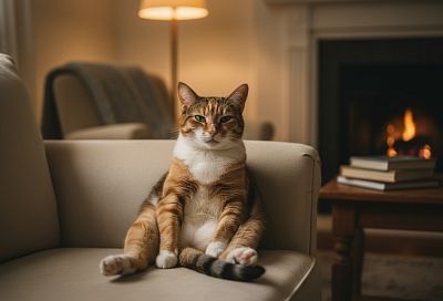 Почему кошки сидят как люди и что означают кошачьи позы 