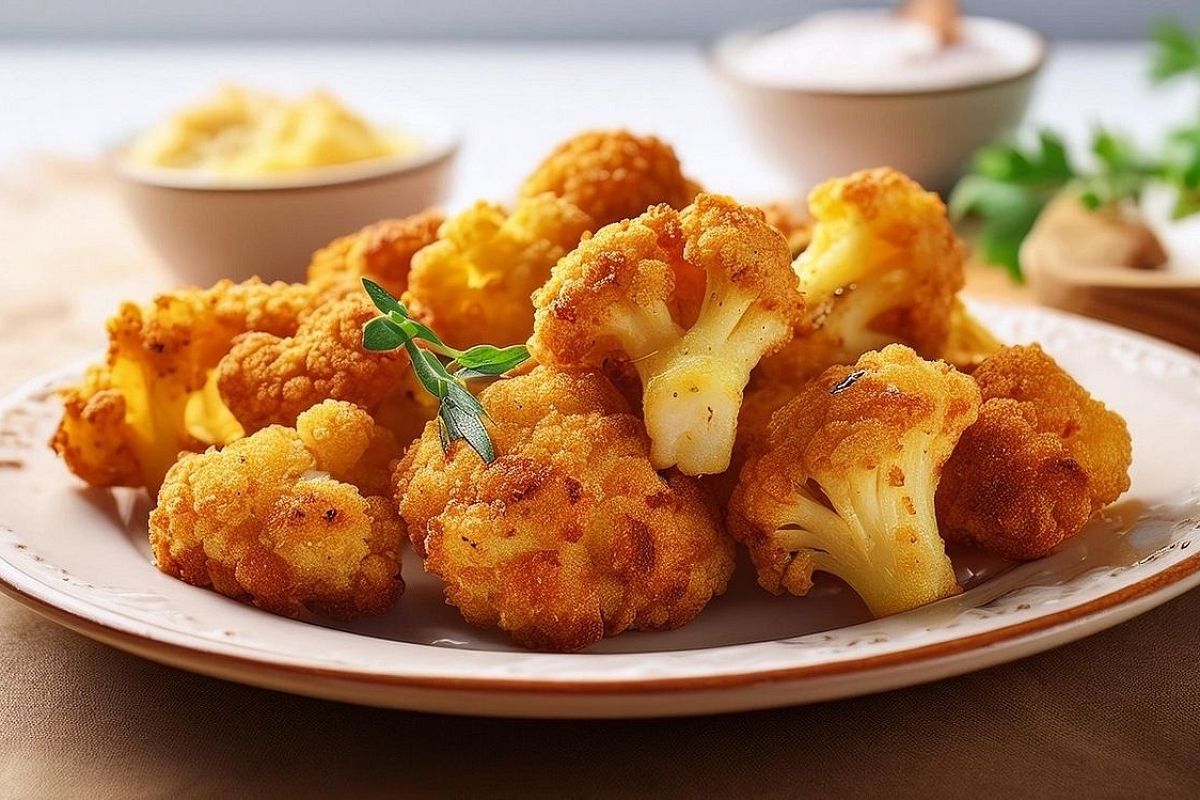 Золотистые наггетсы из цветной капусты за 30 минут: вегетарианская альтернатива фастфуду