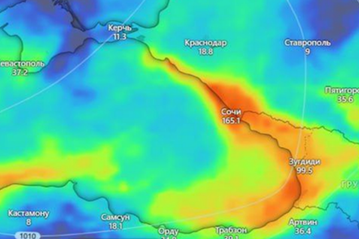 «В Сочи ожидается потоп»: синоптик Тишковец заявил, что на курорт может вылиться экстремальное количество осадков