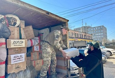 Из Краснодара в Херсонскую область отправляется 25-тонная фура с гуманитарным грузом