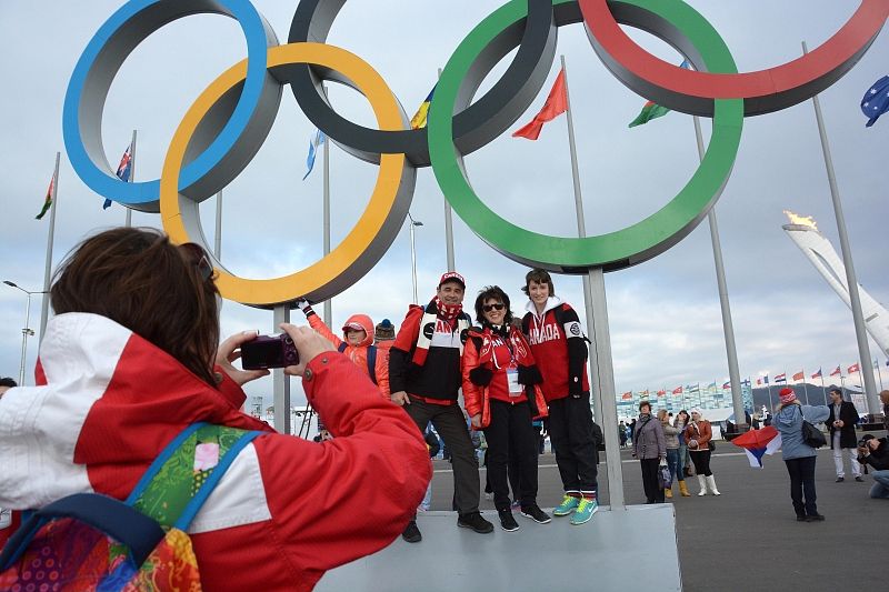 75 000 гостей одновременно могли прогуливаться в олимпийском парке Сочи